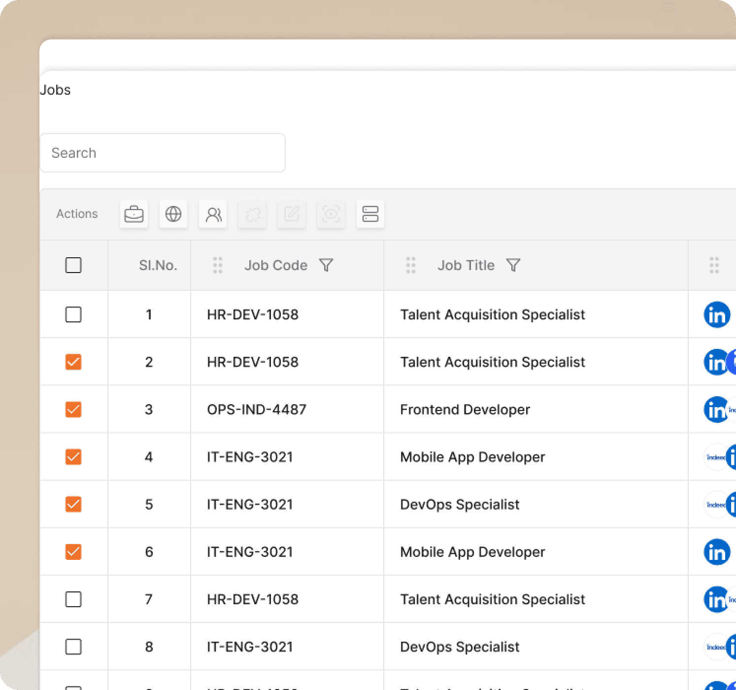 Create job posts in seconds